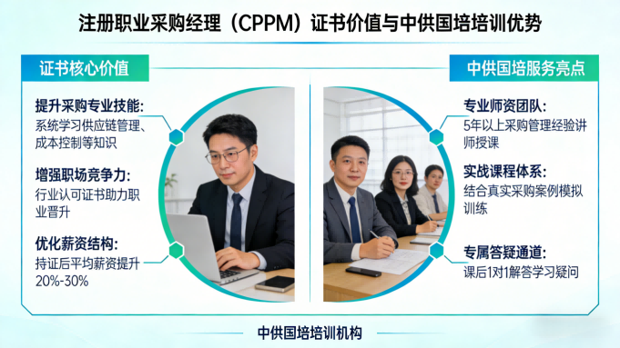 CPPM培训机构如何选择？中供国培专业采购认证值得信赖