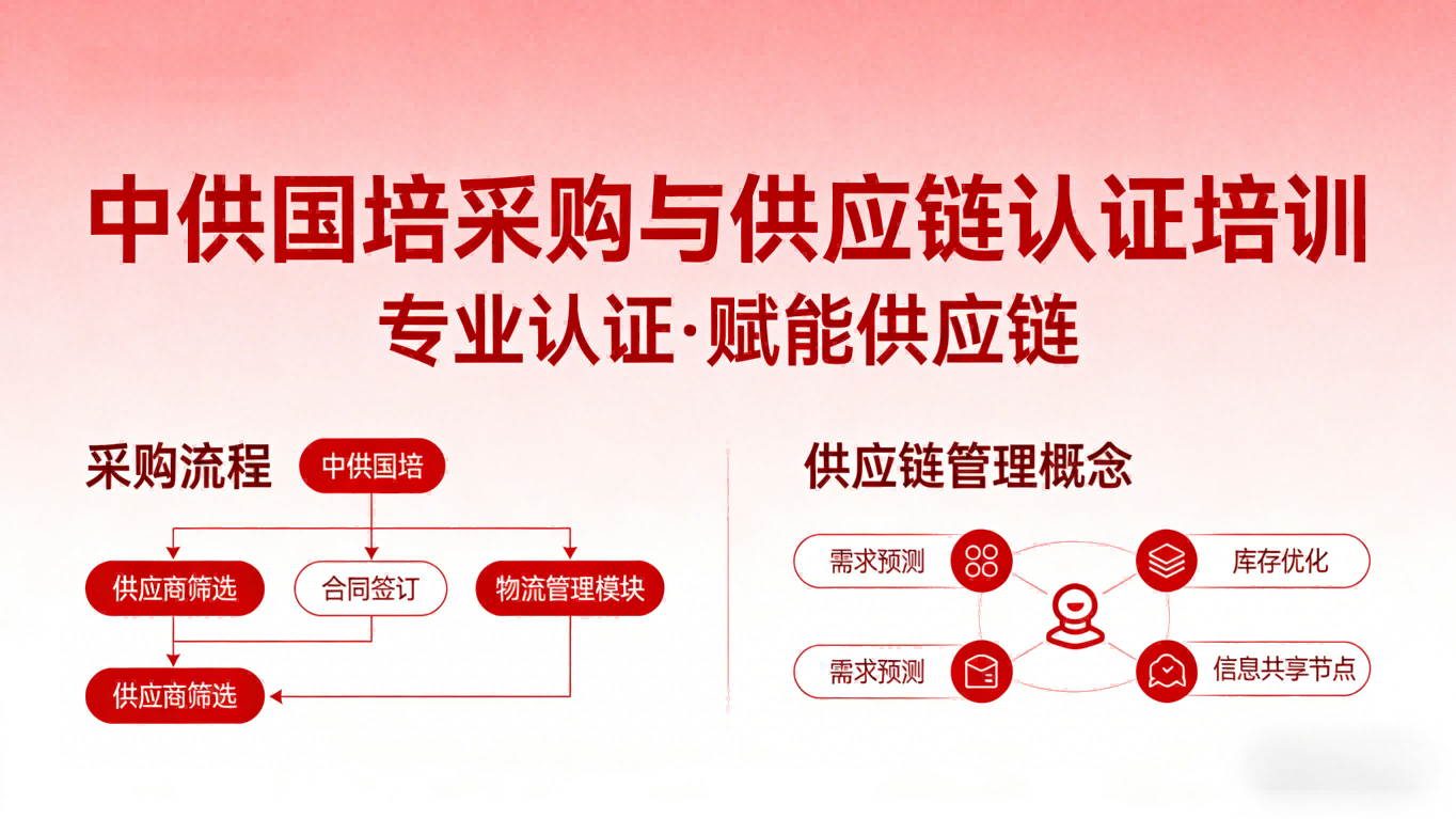 山西考生必读:CPPM证书怎么考?中供国培为你详解报考全流程